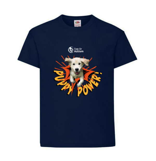 JJ 'Puppy Power' DfA Limited Edition kids Tshirts Dogs For Autism