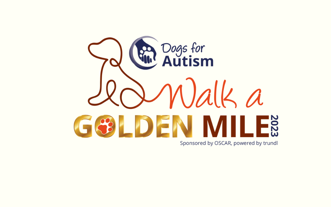 Walk a golden mile post