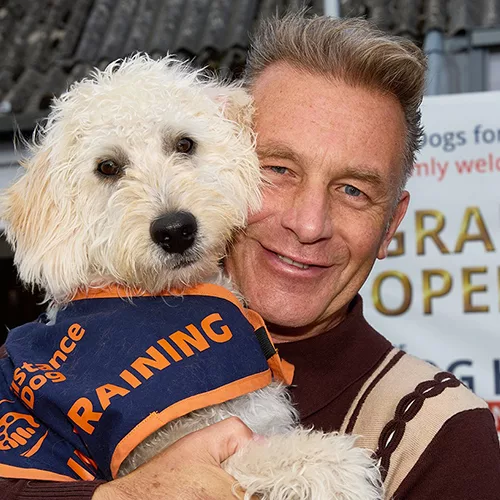 Christ Packham with Oscar