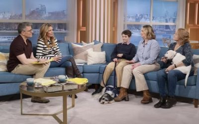 Thomas and Megan on ITV This Morning
