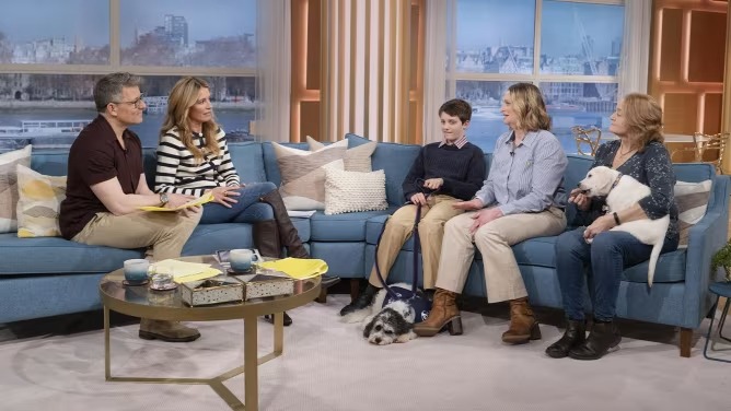 Megan and Thomas at ITV This Morning