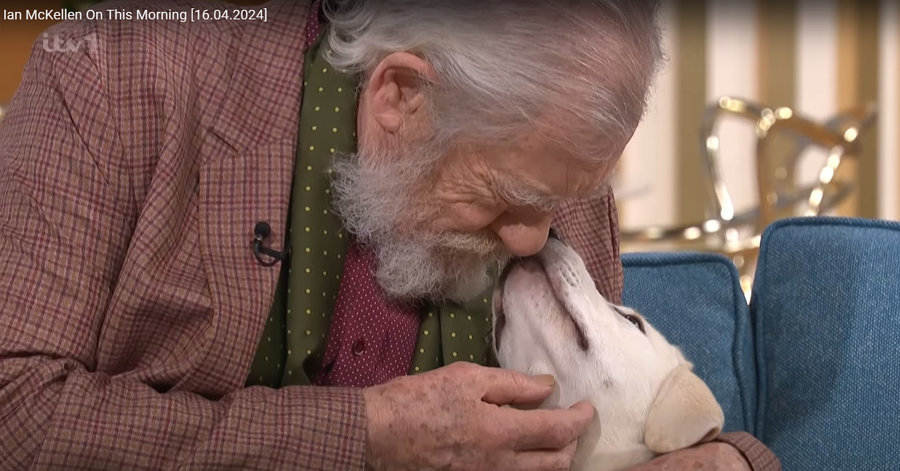 Sir Ian McKellen and Buddy