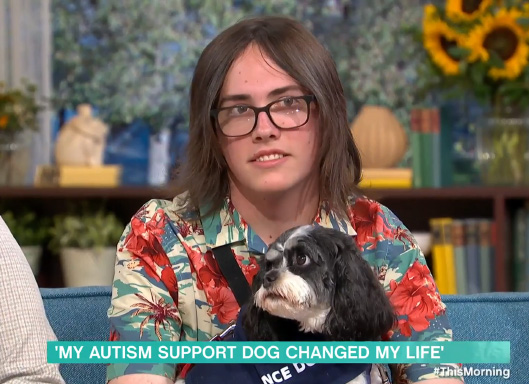 Peter & Coco on this morning