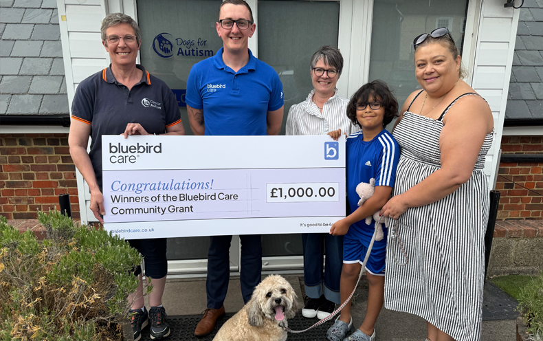 Bluebird Care Grant Dogs for Autism