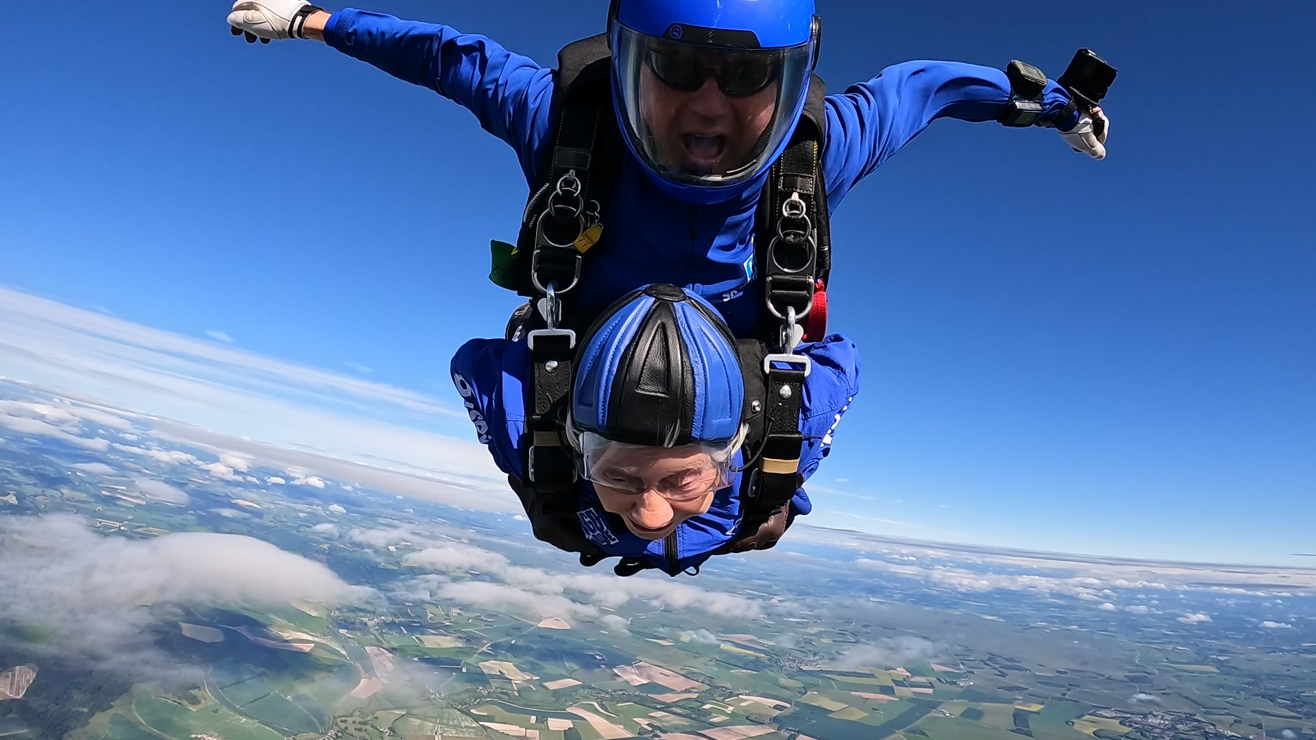 June Fenn skydive