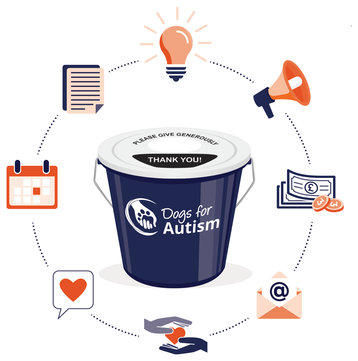 Fundraising graphic