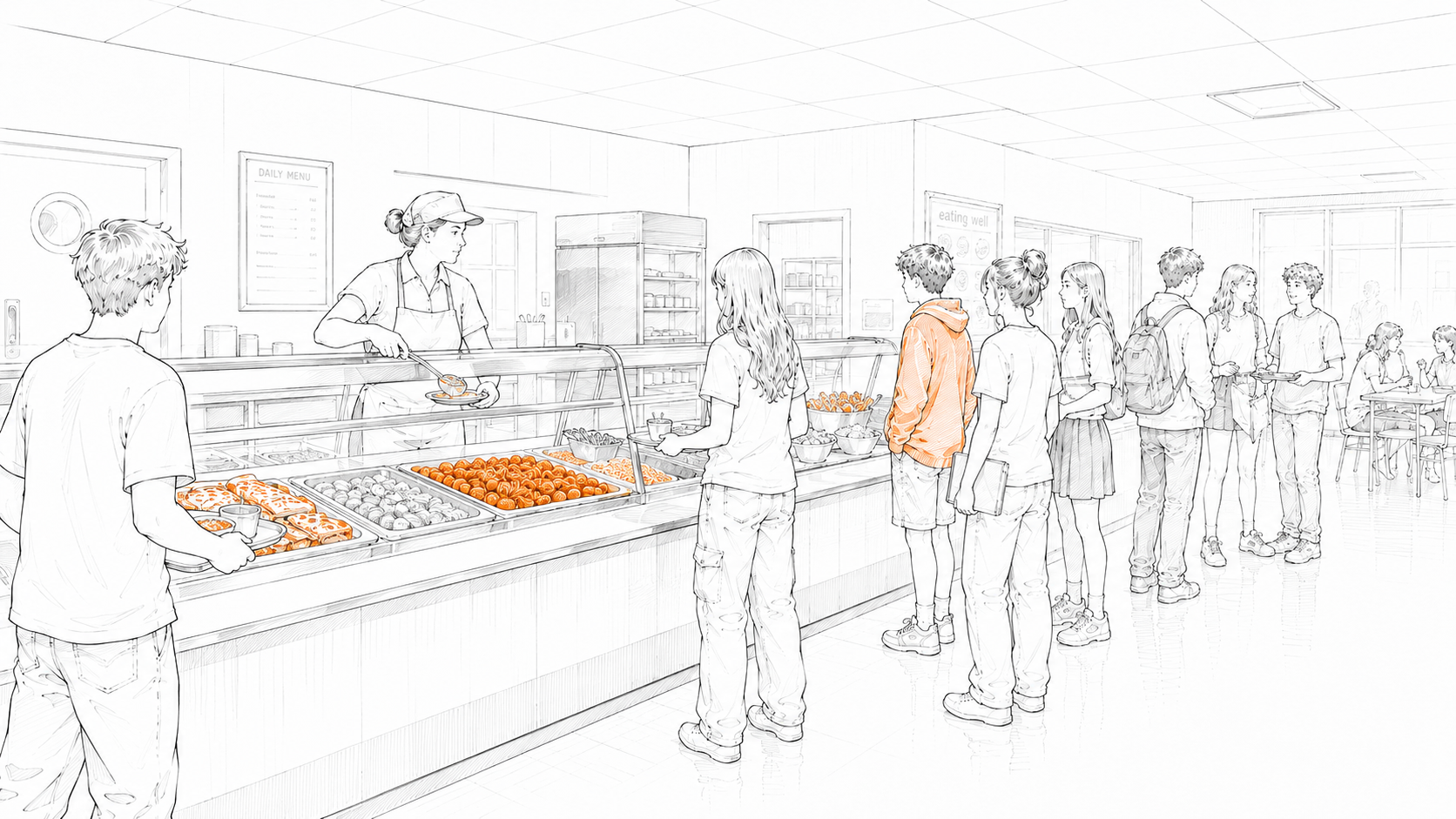 school canteen